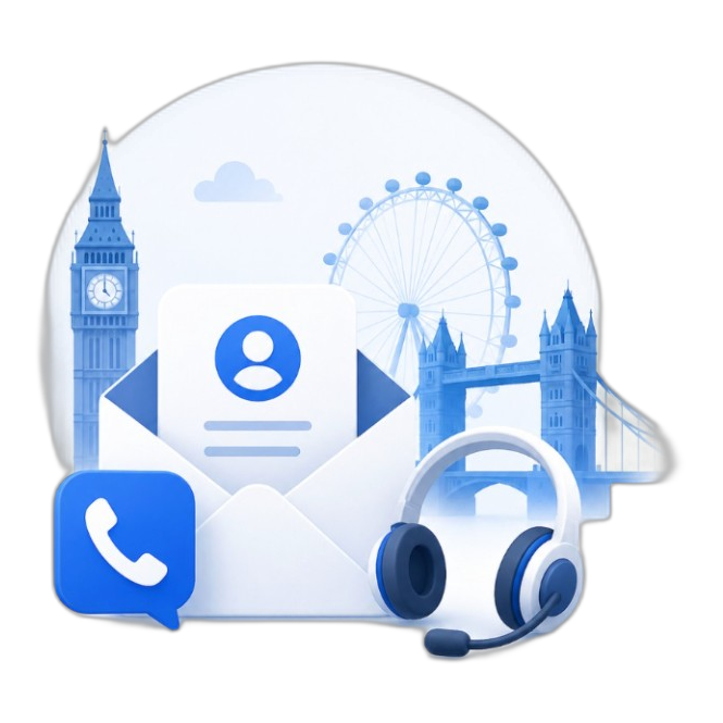 Contact OrderWeb in London — email, phone and support across the UK